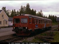 29575  Y1 1292 i Gunnarn : Sv motorvagnar, SvK 12 Storuman--Hällnäs, Svenska järnvägslinjer, Svenska tåg